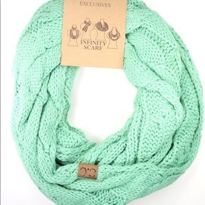 CC Teal Infinity Scarf